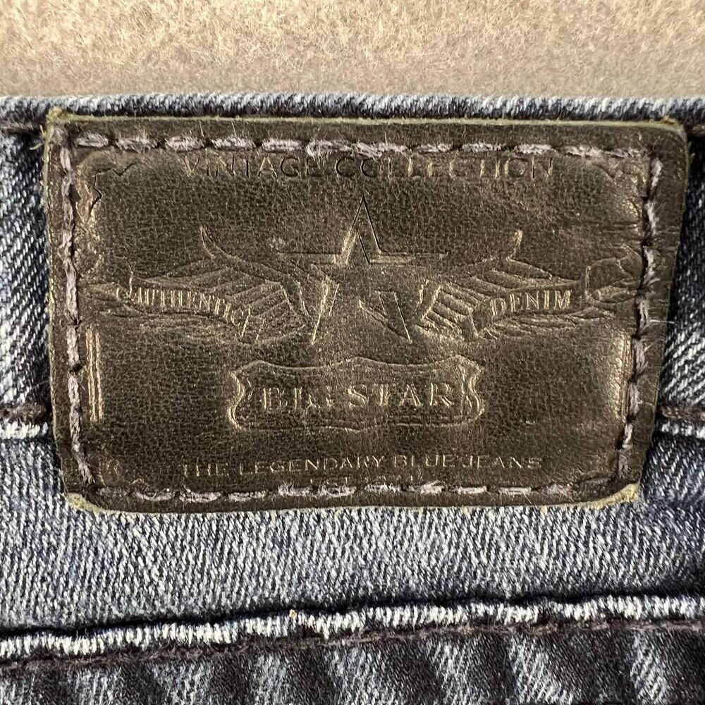 Big Star Women's Jeans 27 R (4) Dark Blue Liv Bootcut Jeans Western Normcore - Picture 9 of 16